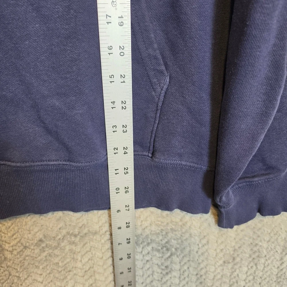 The North Face Mens Navy Blue Dome 5 Tent Graphic Pullover Hoodie Large